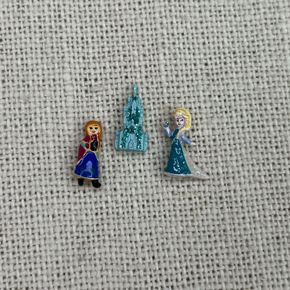 Origami owl disney frozen anna elsa princess castle charms for living locket
